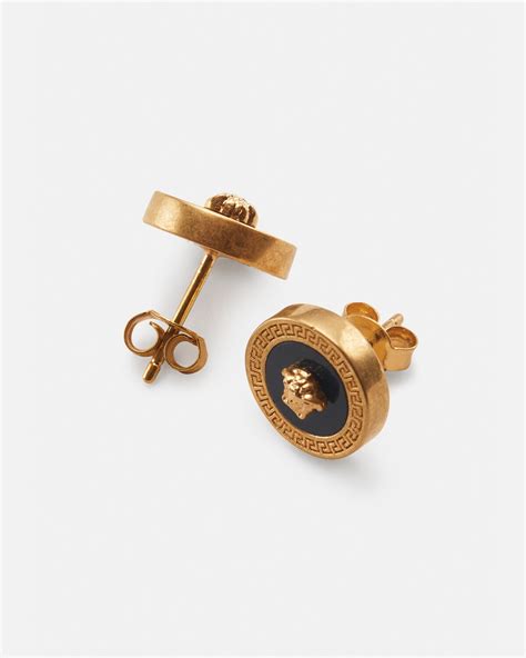 versace earrings uk|versace enamel earrings.